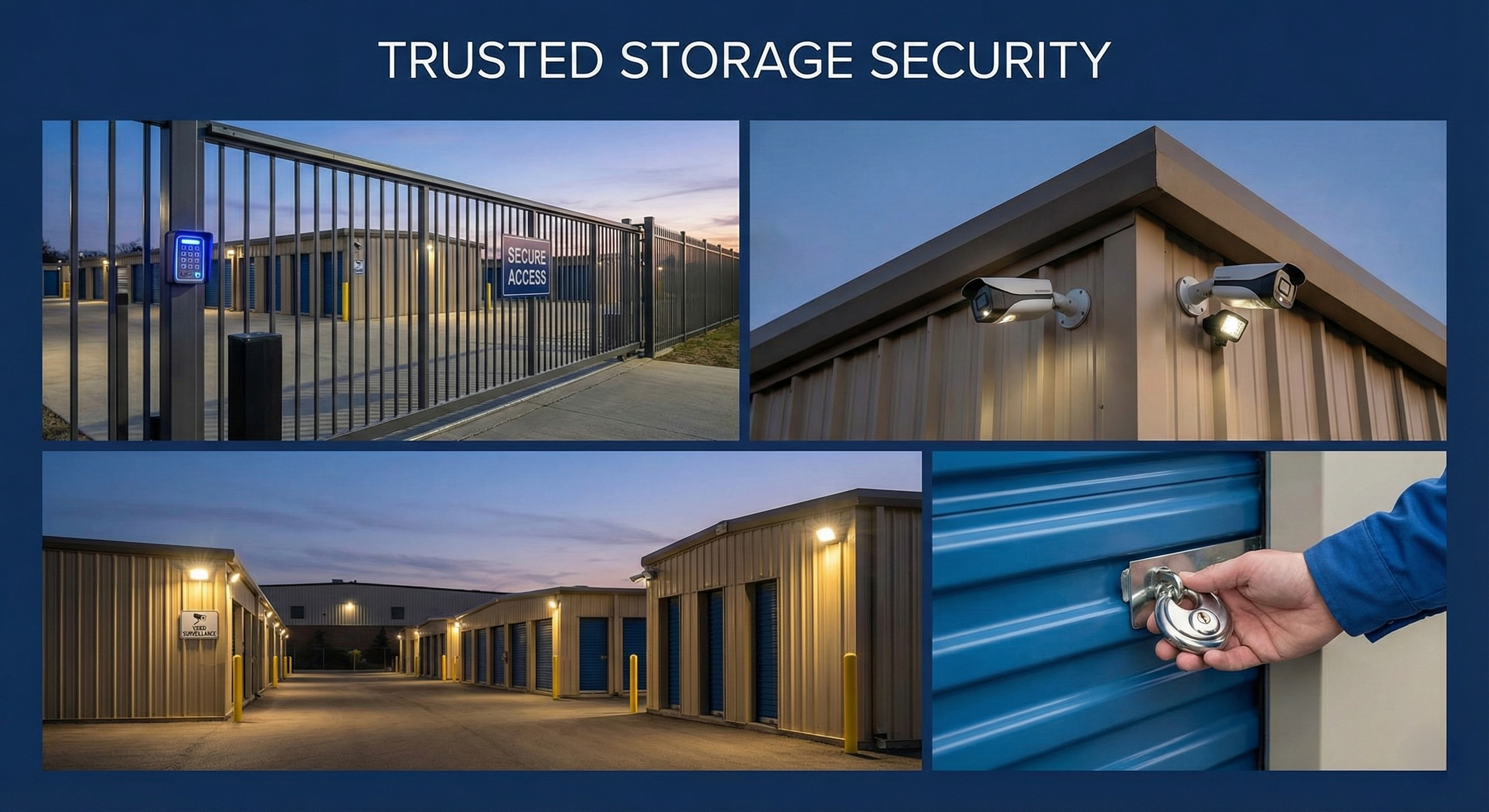 Storage facility security features